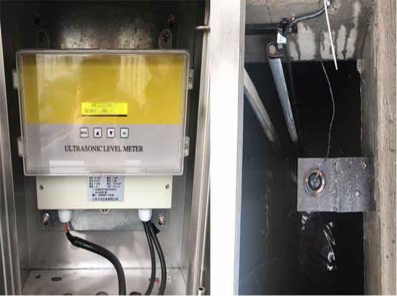 分體式超聲波液位計現場安裝圖