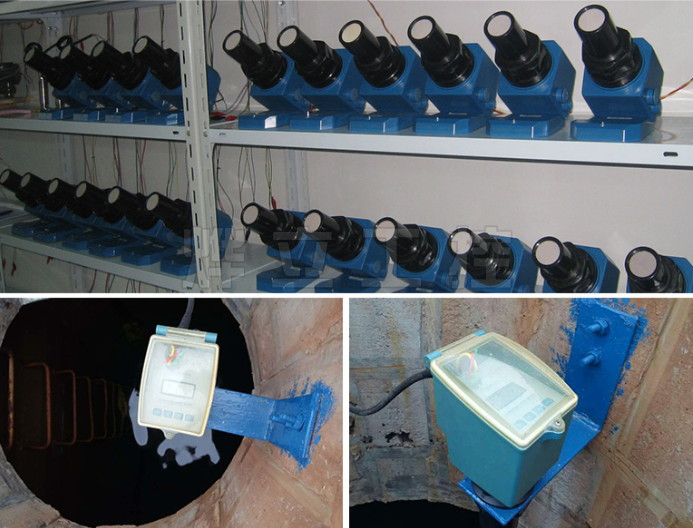 超聲波液位計現(xiàn)場實物圖