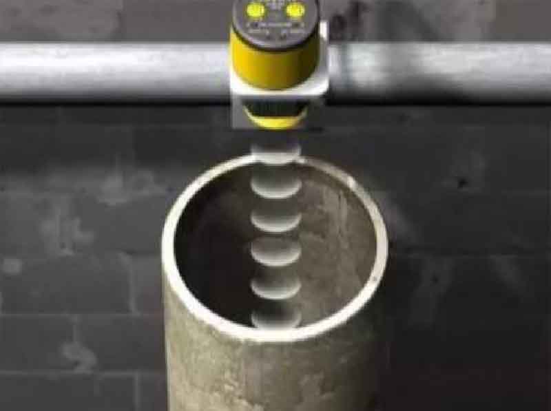 超聲波液位計模擬工作圖