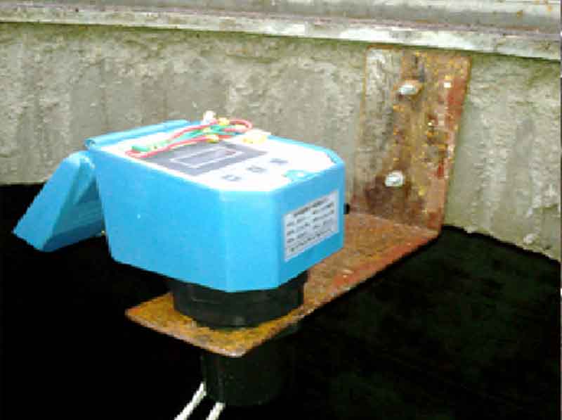 一體式超聲波液位計現場安裝